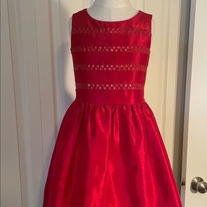 Gymboree Red Sateen Dress